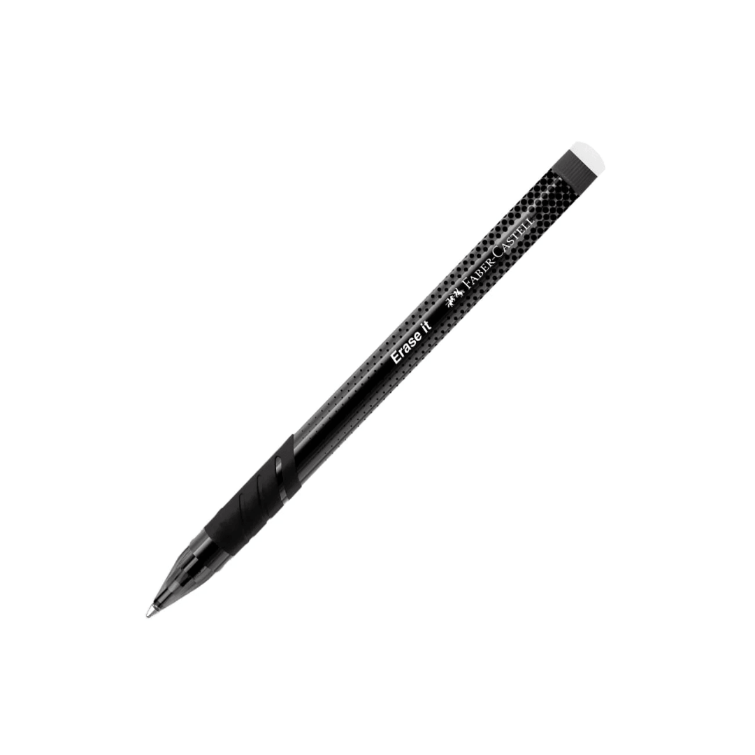 BOLIGRAFO BORRABLE FABER CASTELL NEGRO 0.7MM
