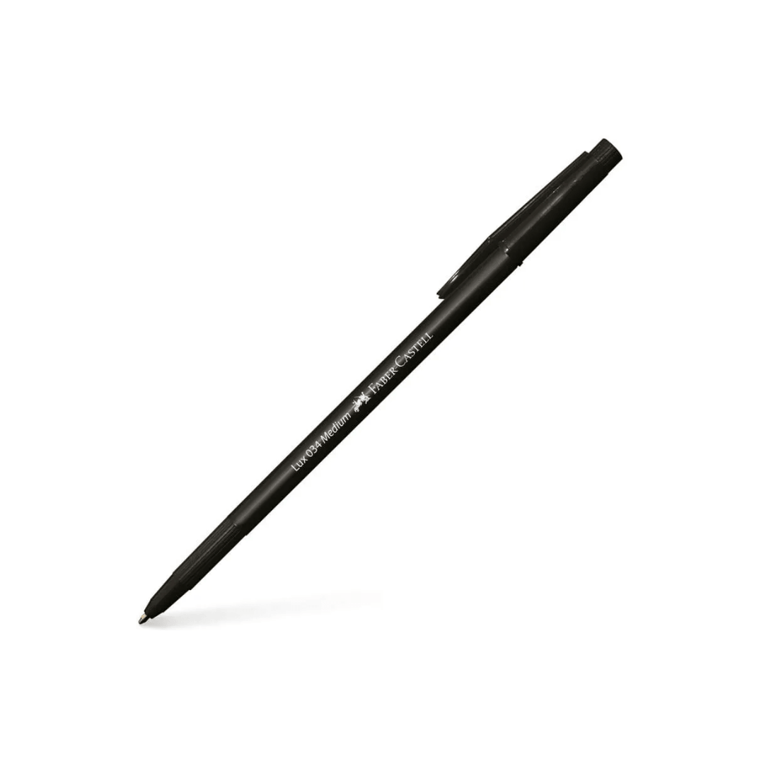 BOLIGRAFO FABER LUX 034 M NEGRO