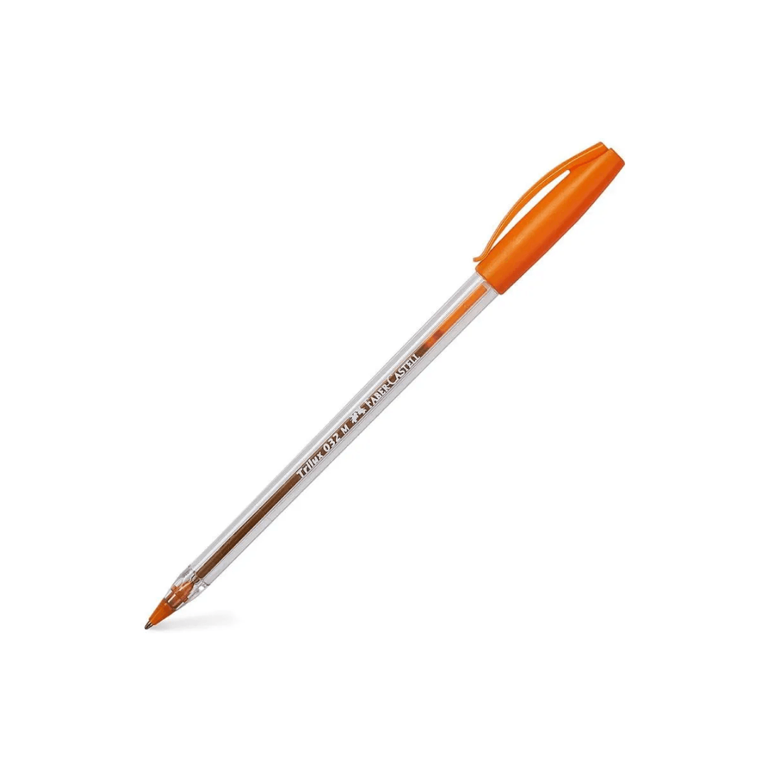 BOLIGRAFO FABER TRILUX 032 M NARANJA