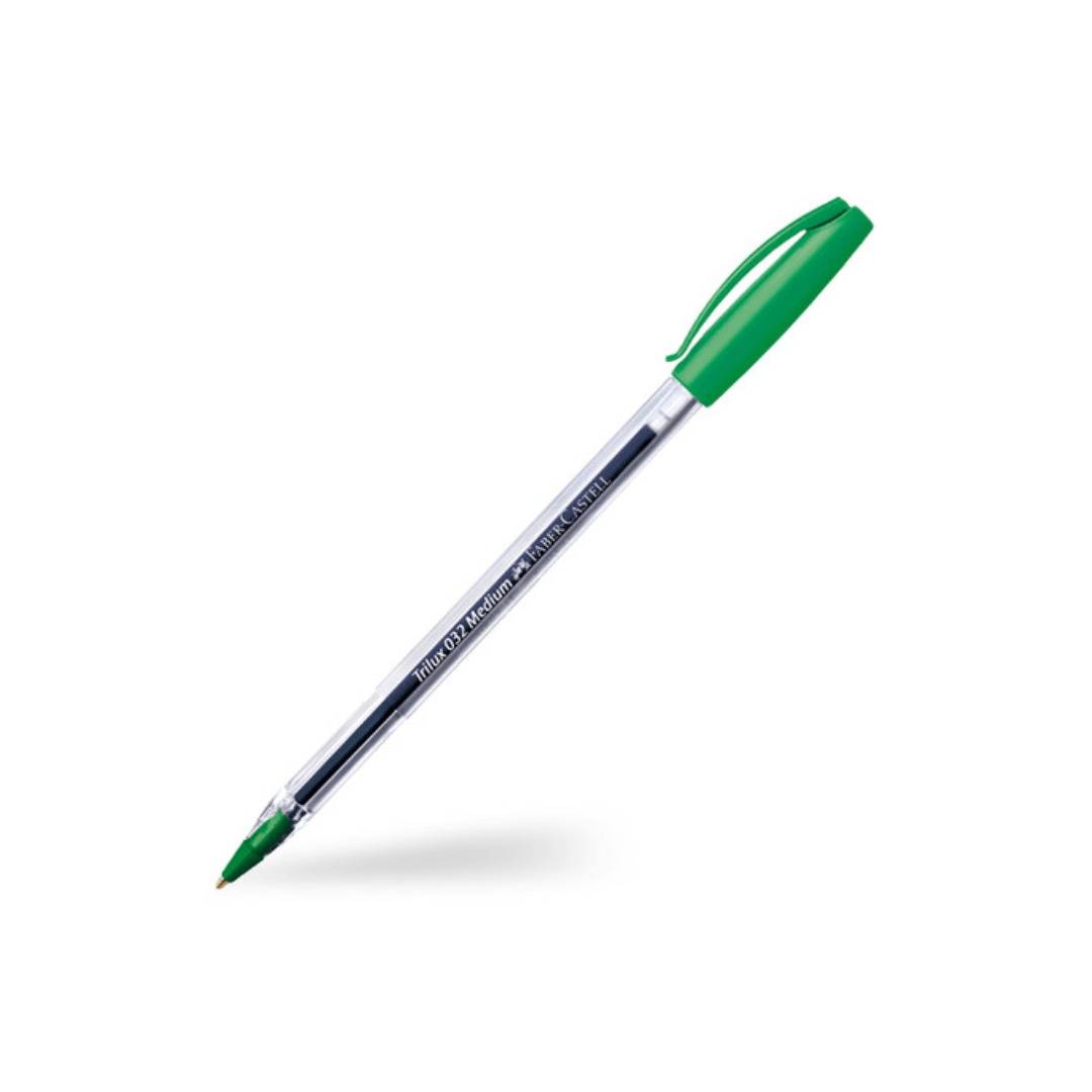BOLIGRAFO FABER TRILUX 032 M VERDE OSCURO