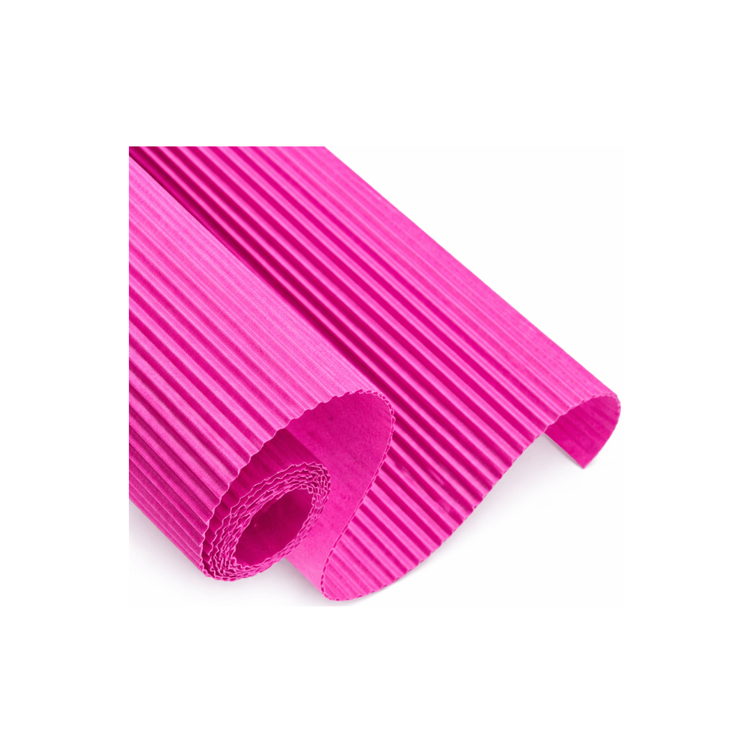 CARTULINA CORRUGADA FUCSIA 70X50CM
