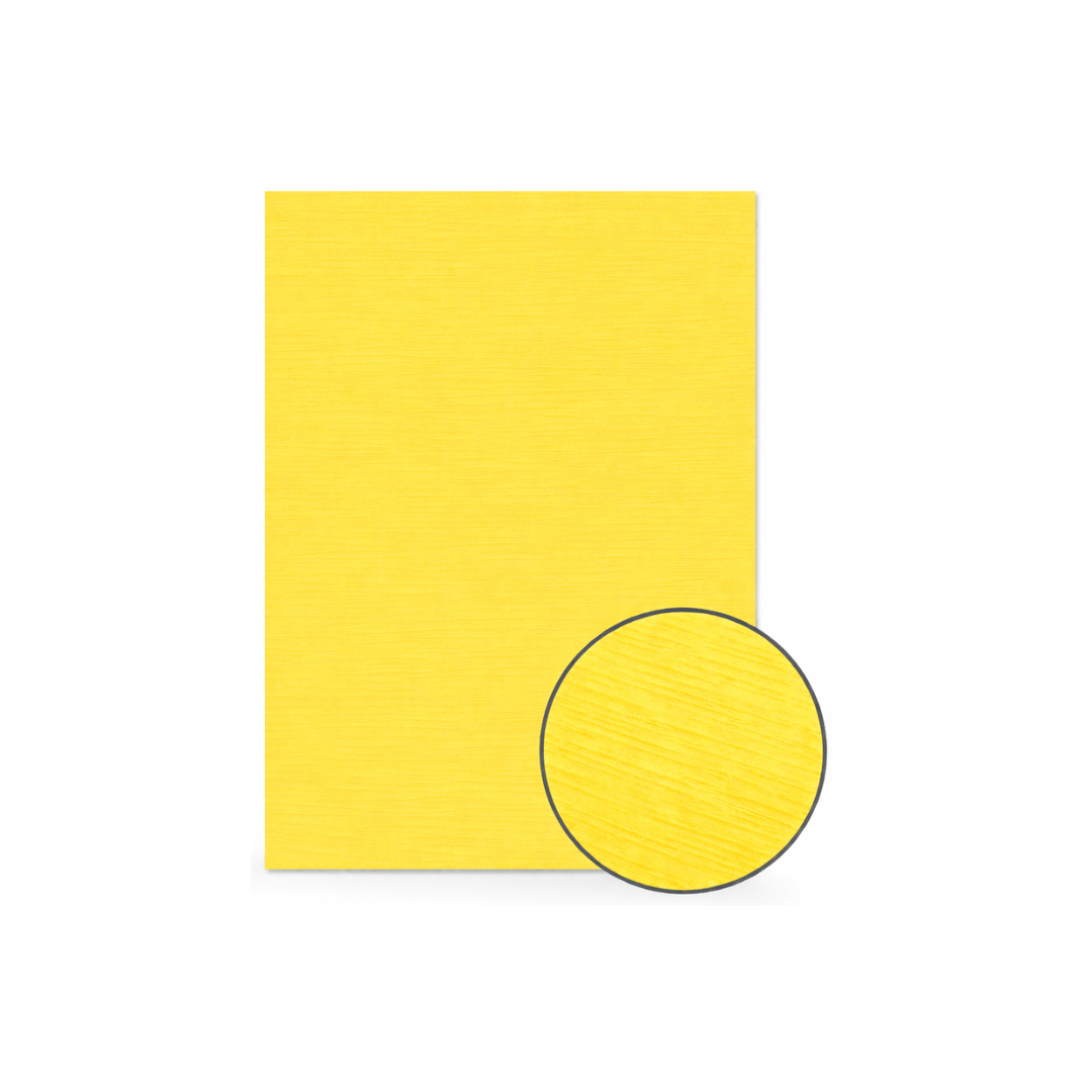 CARTULINA HILO AMARILLO A4 X10