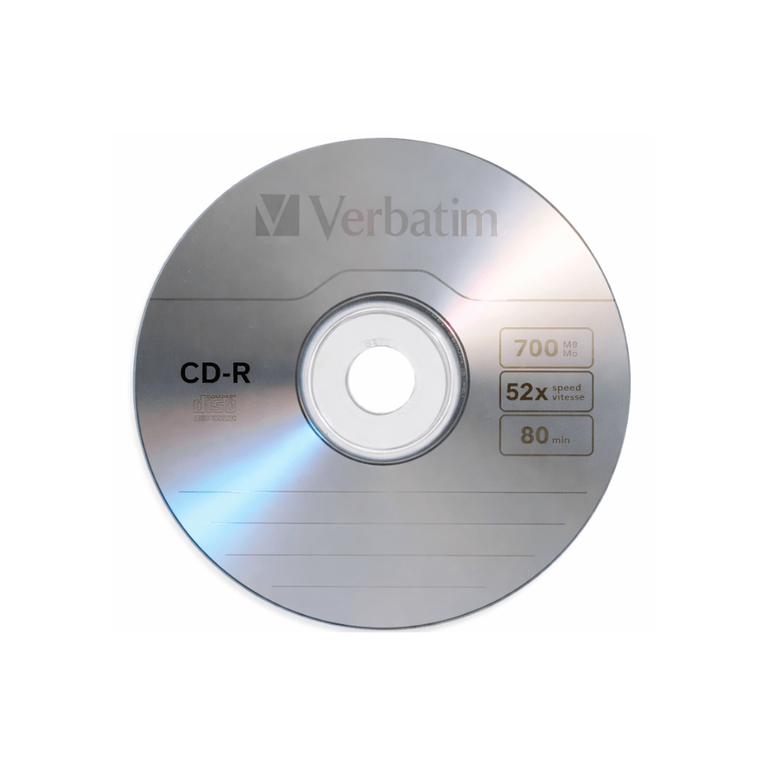 CD-R VERBATIM TX100 80MIN 700MB
