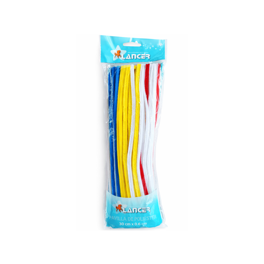 CHENILLA POLIESTER SURTIDO 3OCMX6MM