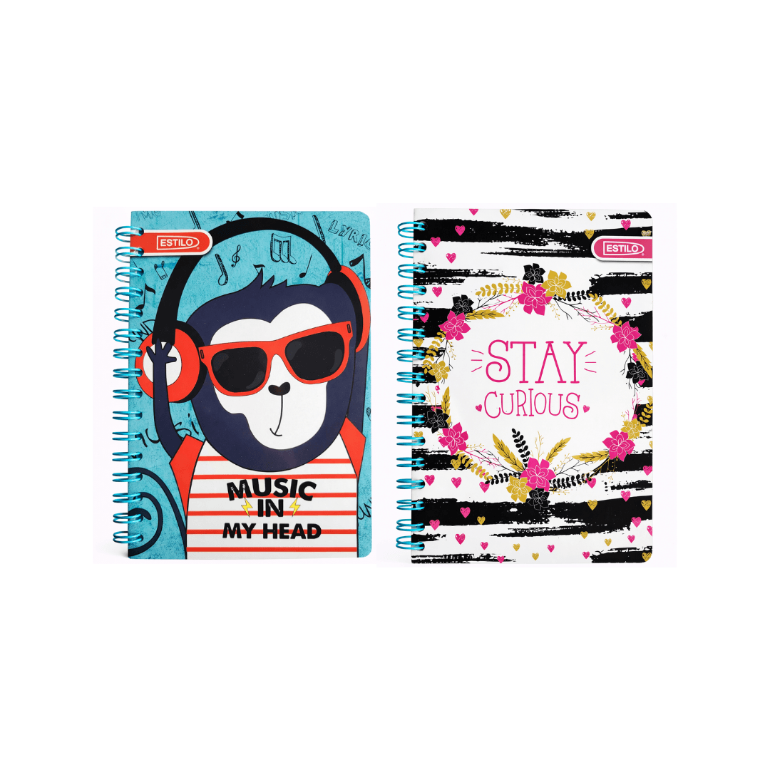 CUADERNO JUNIOR 4 LÍNEAS 60 HOJAS ESTILO