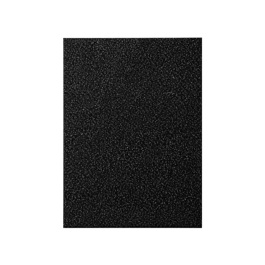 FOAMY ESCARCHADO NEGRO 65X90CM (FOMIX)