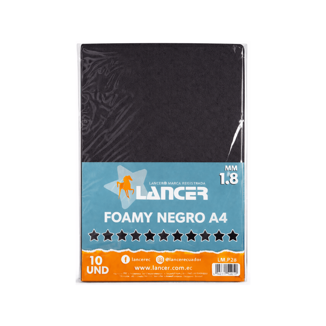 FOAMY NEGRO A4 (FOMIX)