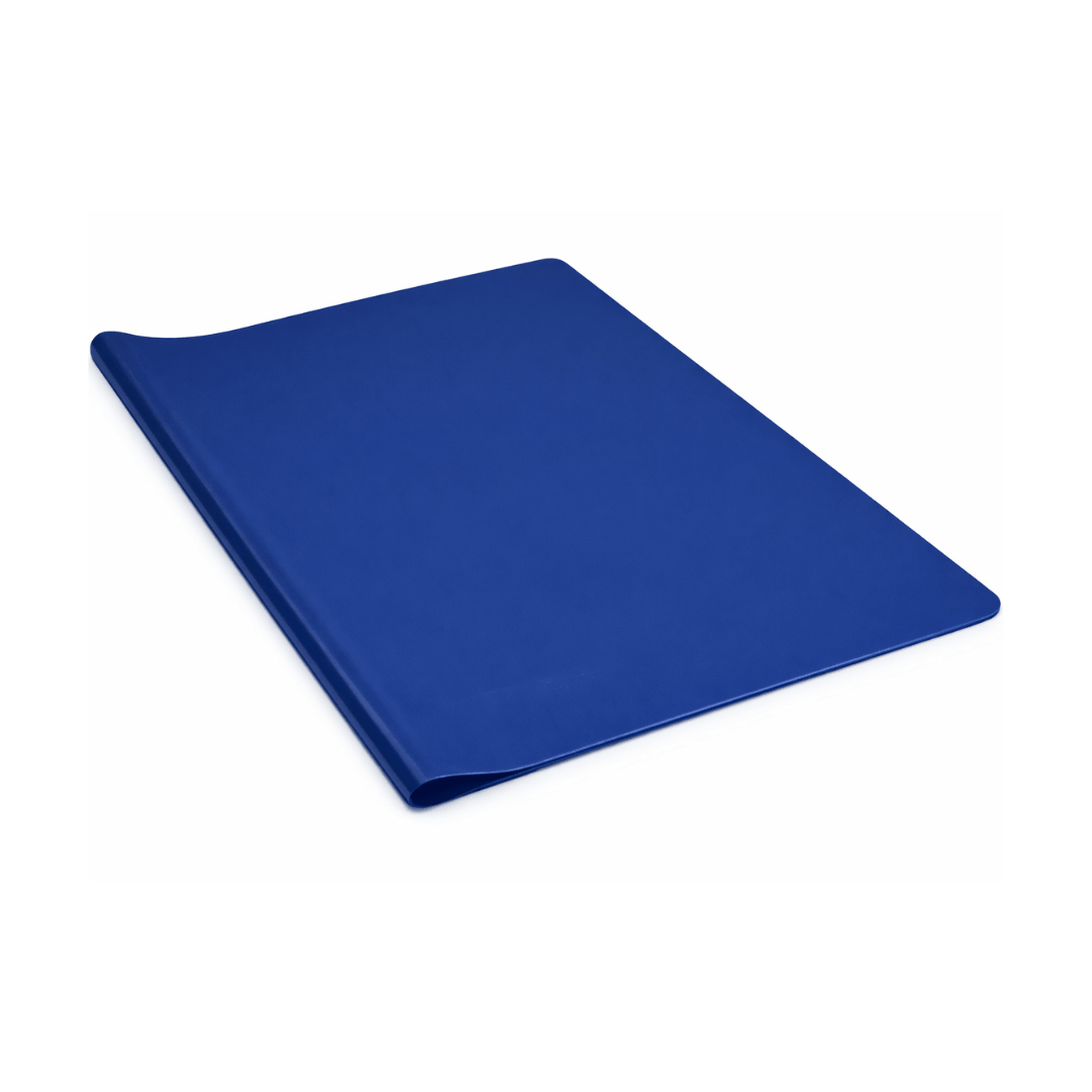 FORRO GRUESO COSIDO COLOR AZUL PLASTICO (MEDIANO)