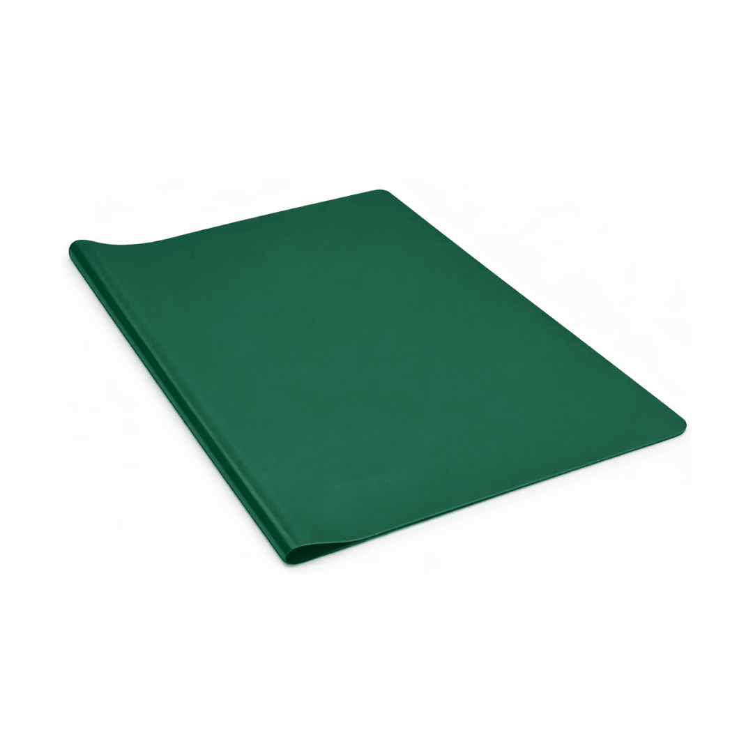 FORRO GRUESO UNIVERSITARIO COLOR VERDE PLÁSTICO (GRANDE)