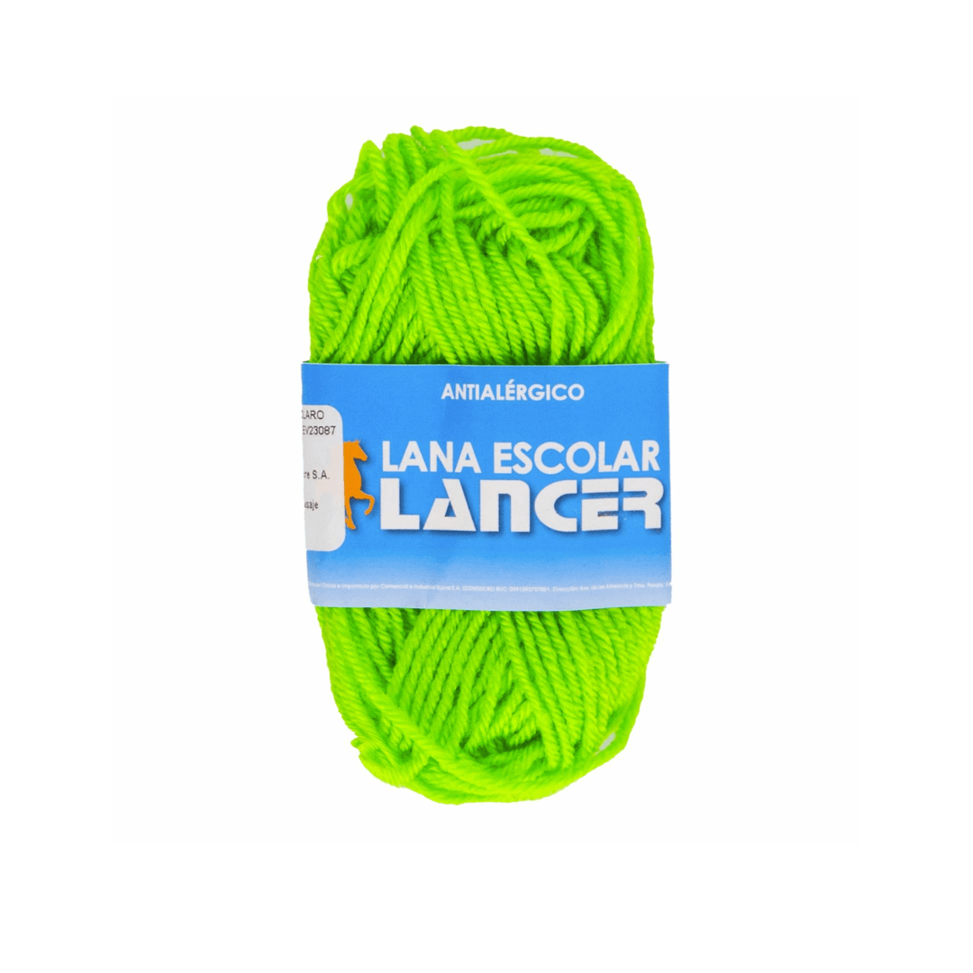 LANA ESCOLAR VERDE CLARO