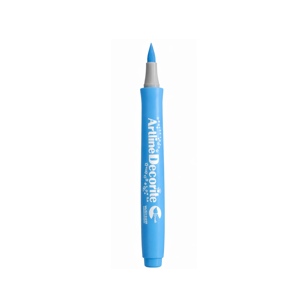MARCADOR DECORITE PUNTA PINCEL BRUSH AZUL PASTEL EDF F