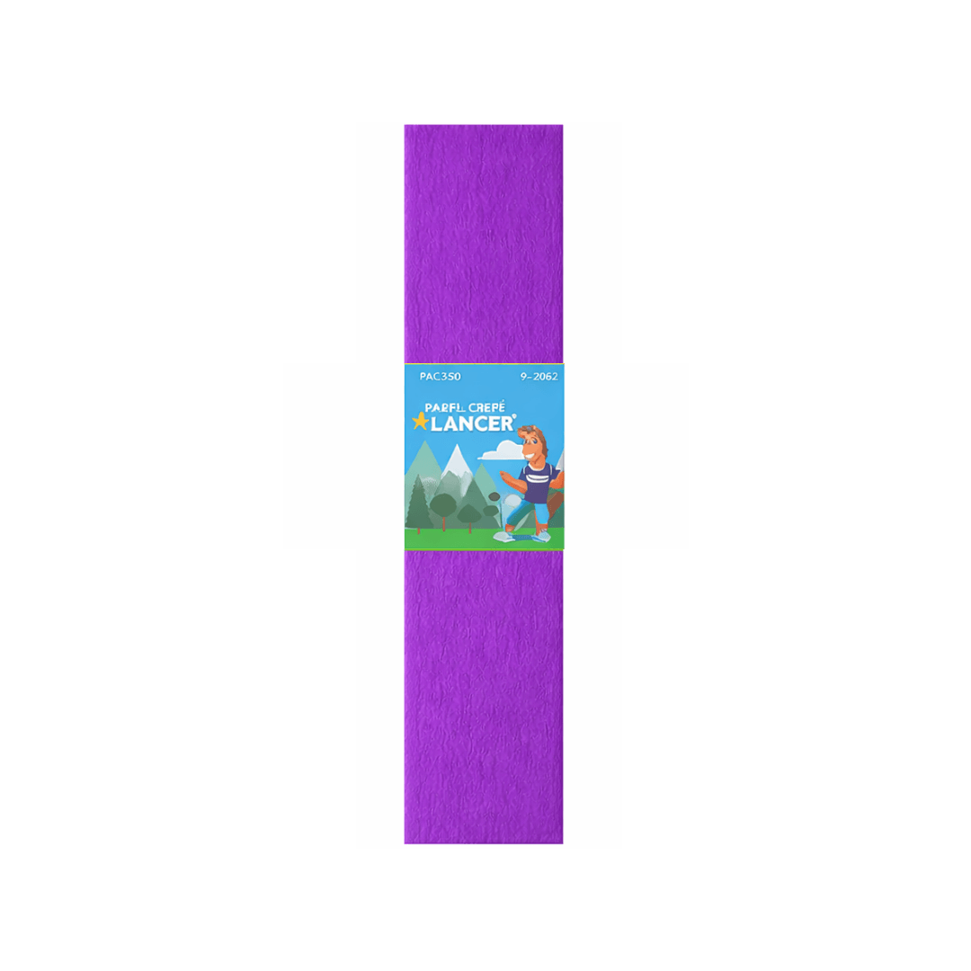 PAPEL CREPÉ LANCER MORADO 80-25