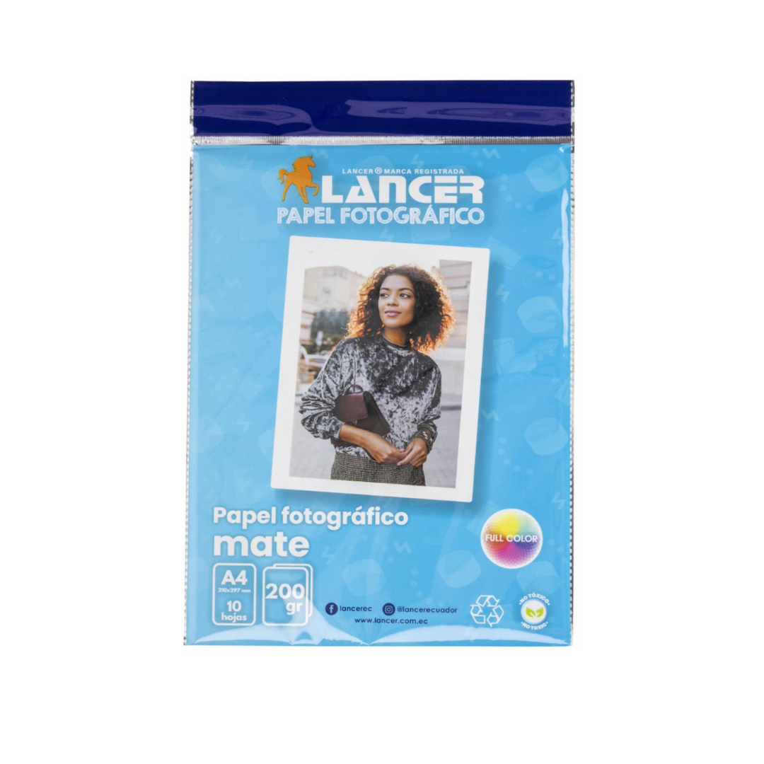 PAPEL FOTOGRÁFICO MATE A4 200 GR