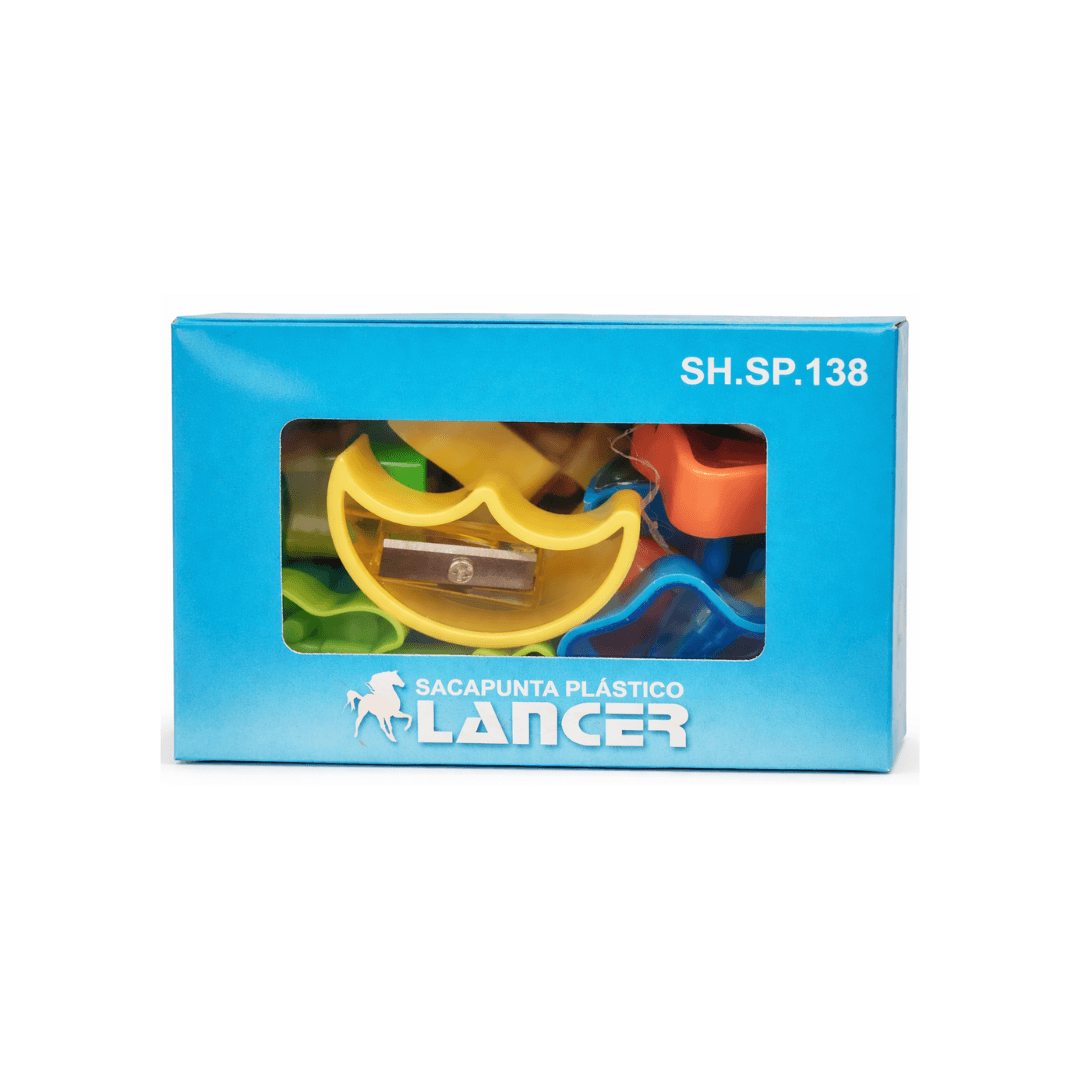 SACAPUNTA PLÁSTICO FIGURAS 1 SERVICIO LANCER