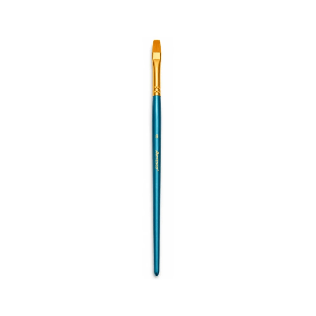 PINCEL ARTESCO PUNTA NYLON PLANA N° 8