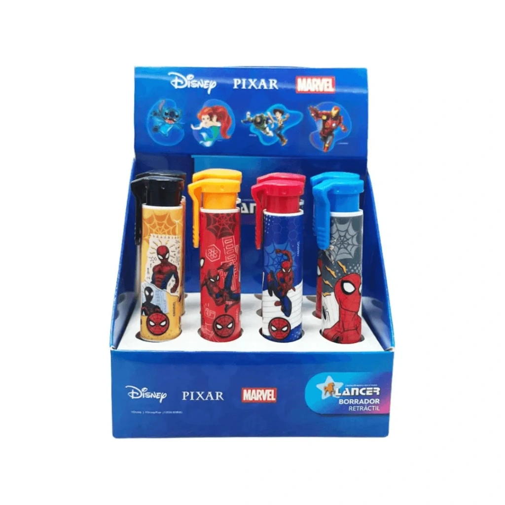 BORRADOR RETRACTIL SPIDERMAN