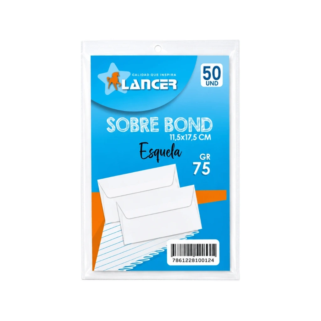 SOBRES BOND 75 GR. ESQUELA (11.5X17.5CM)