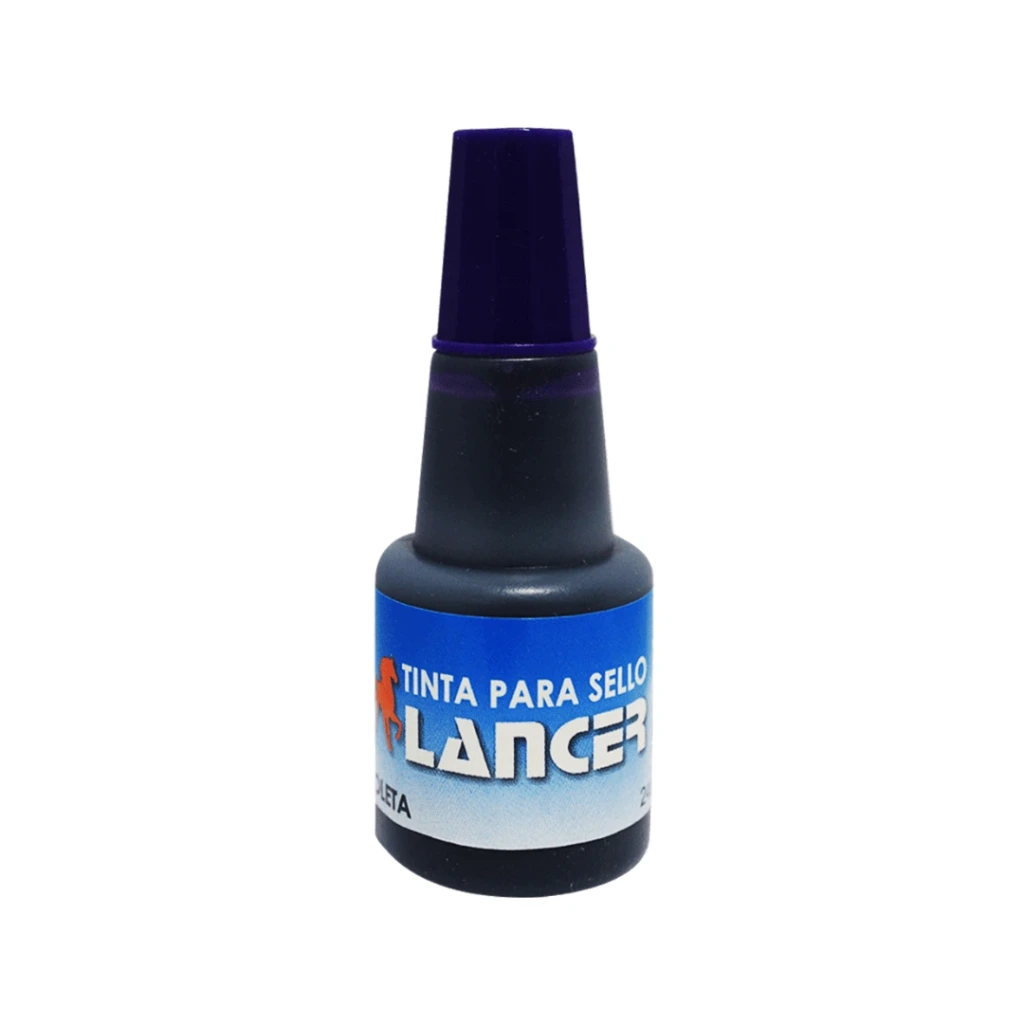 TINTA LANCER PARA SELLO 24ML VIOLETA