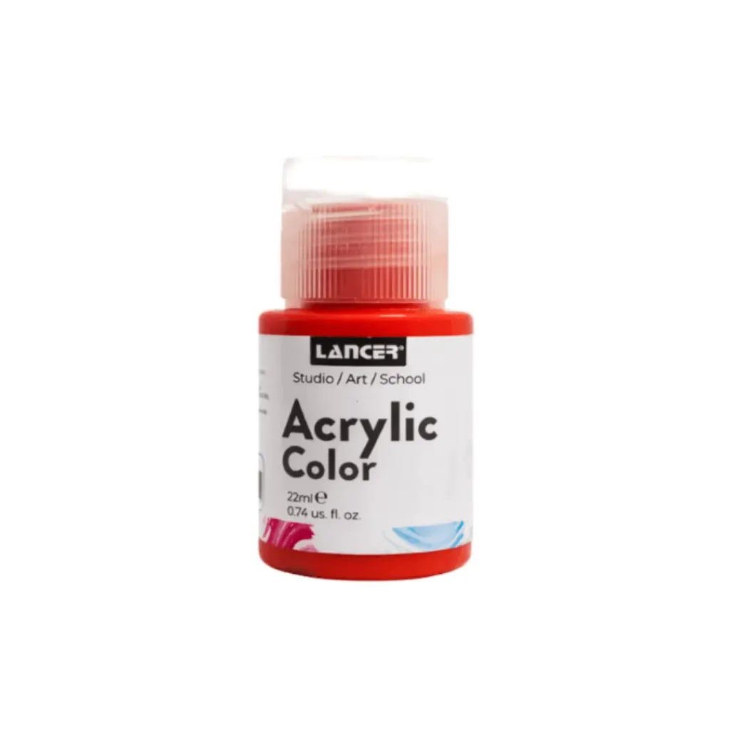 ACRYLIC COLOR- 22 ML ROJO