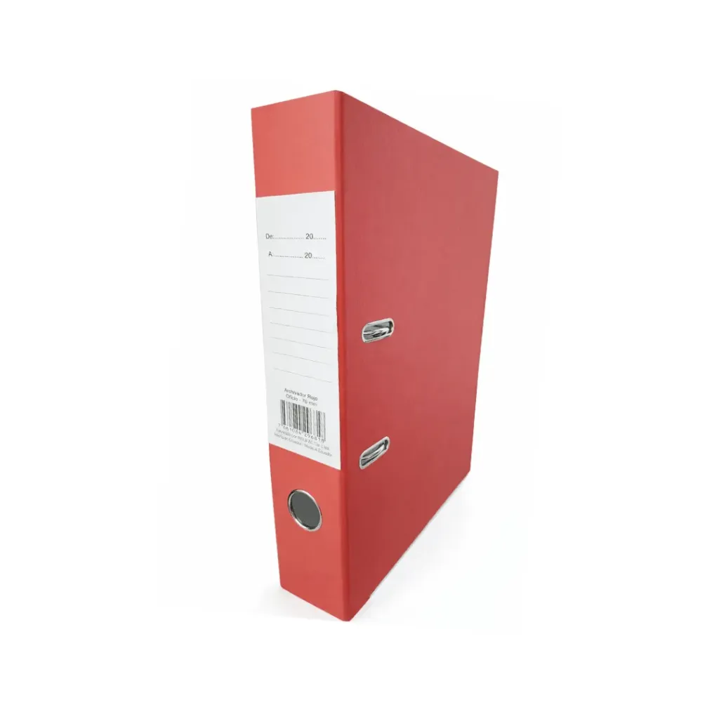 ARCHIVADOR GRANDE ROJO ESCRIBE