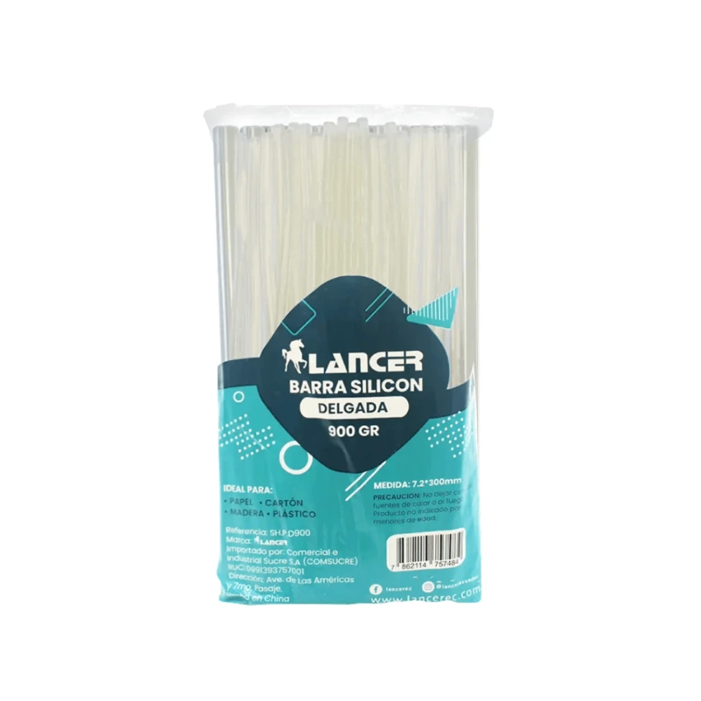 BARRA SILICÓN LANCER DELGADA 900 GR