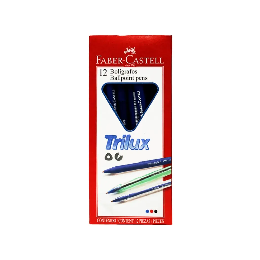 BOLIGRAFO FABER TRILUX 032 M AZUL