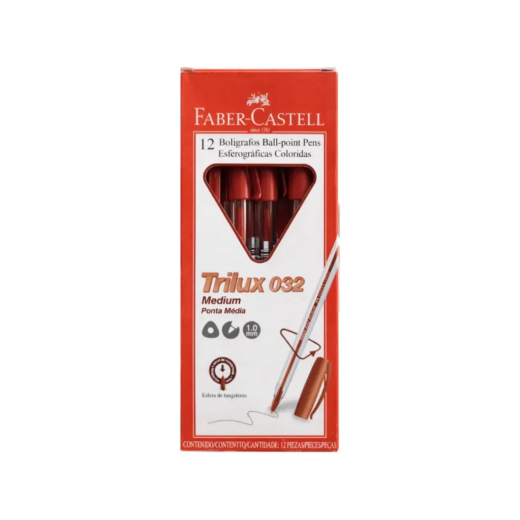 BOLIGRAFO FABER TRILUX 032 M CAFE