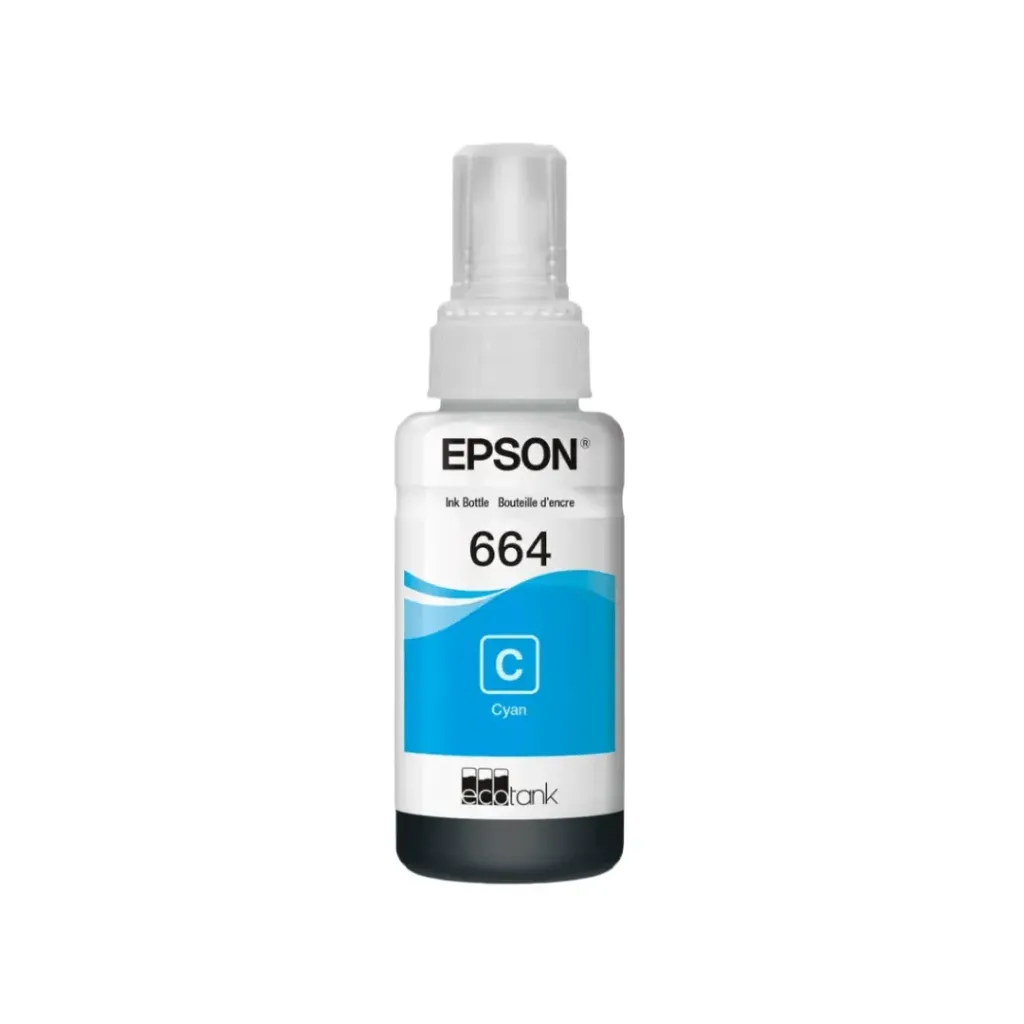 BOTELLA EPSON T664 CYAN L110/L200/L210/L350/L355 6500 PAG T664220-AL