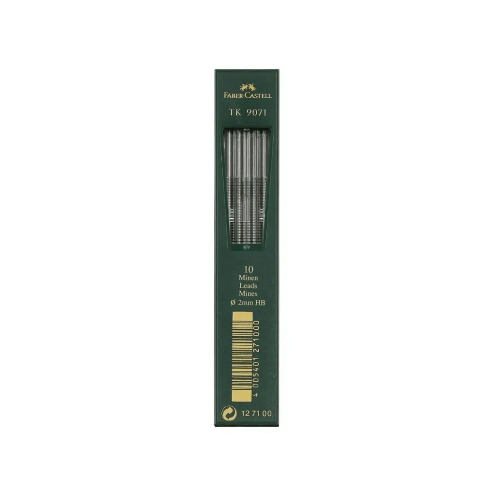 CAJA DE MINAS DE DIBUJO TK 9071 X10 2MM FABER CASTELL