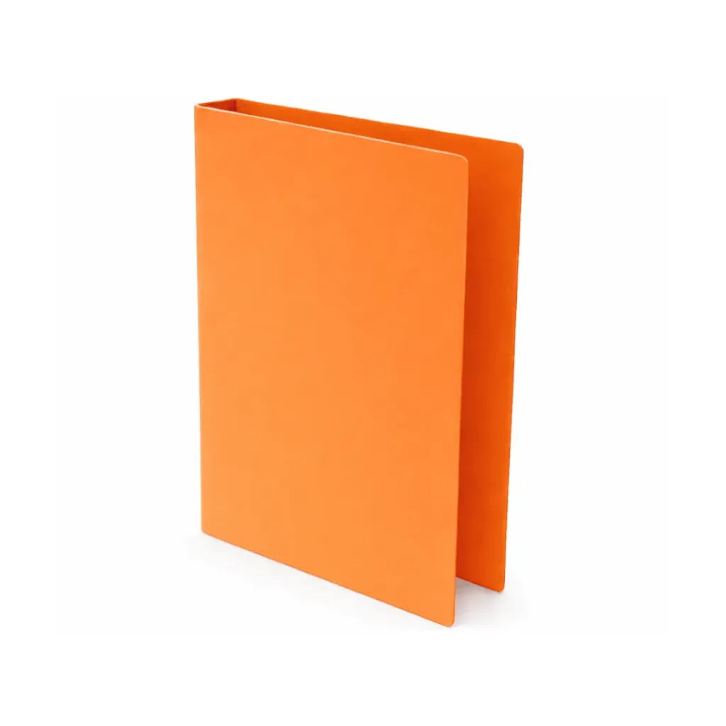 CARPETA 2 ANILLOS TAMAÑO CUADERNO 380X220MM NARANJA LANCER
