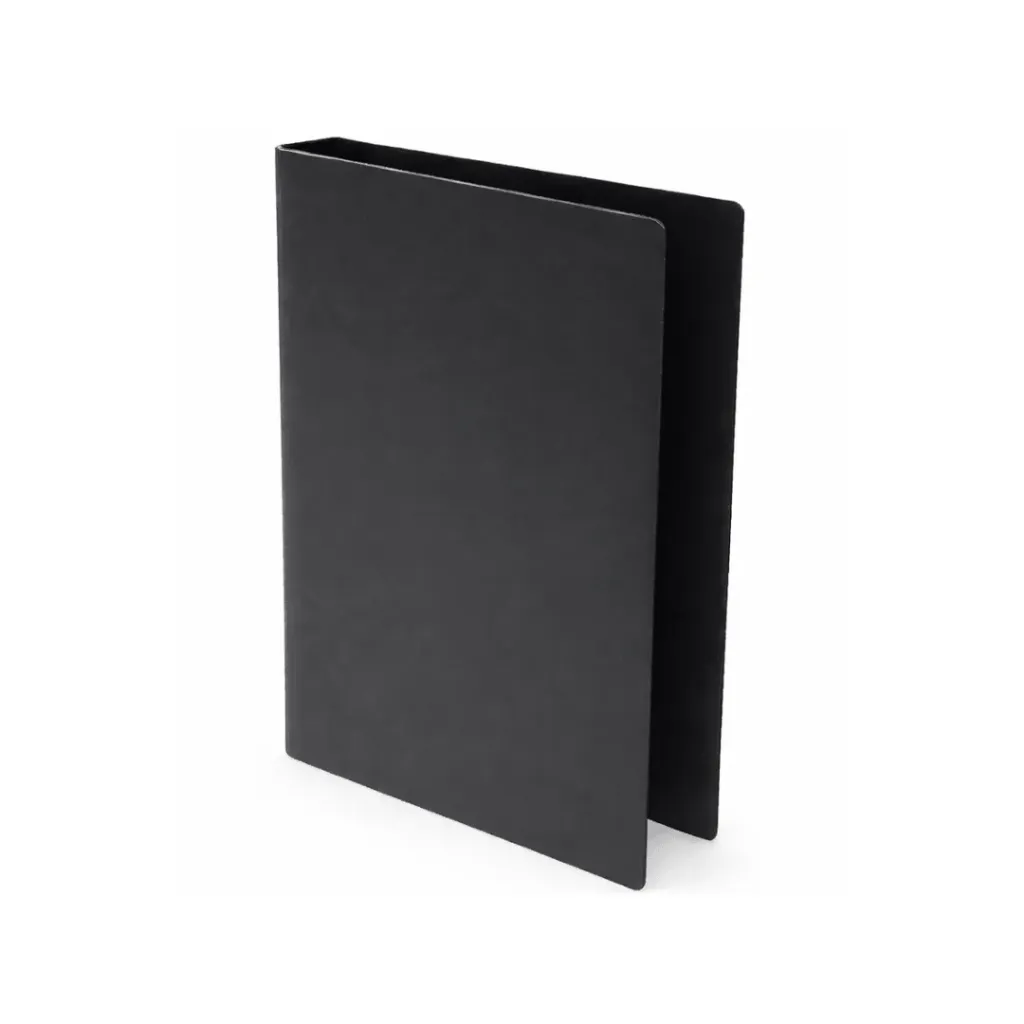 CARPETA 2 ANILLOS TAMAÑO CUADERNO 380X220MM NEGRA LANCER