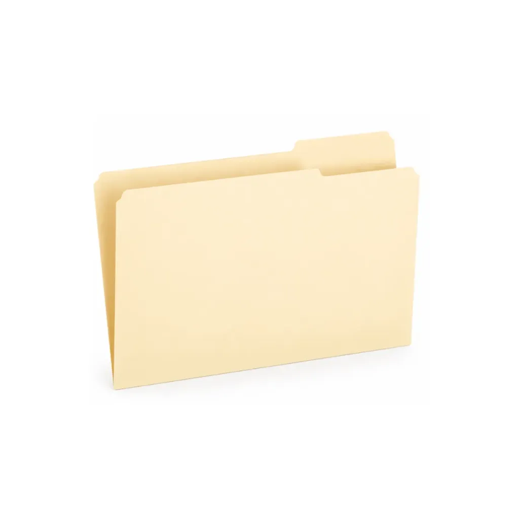 CARPETA MANILA TAMAÑO OFICIO BEIGE 150 GRAMOS