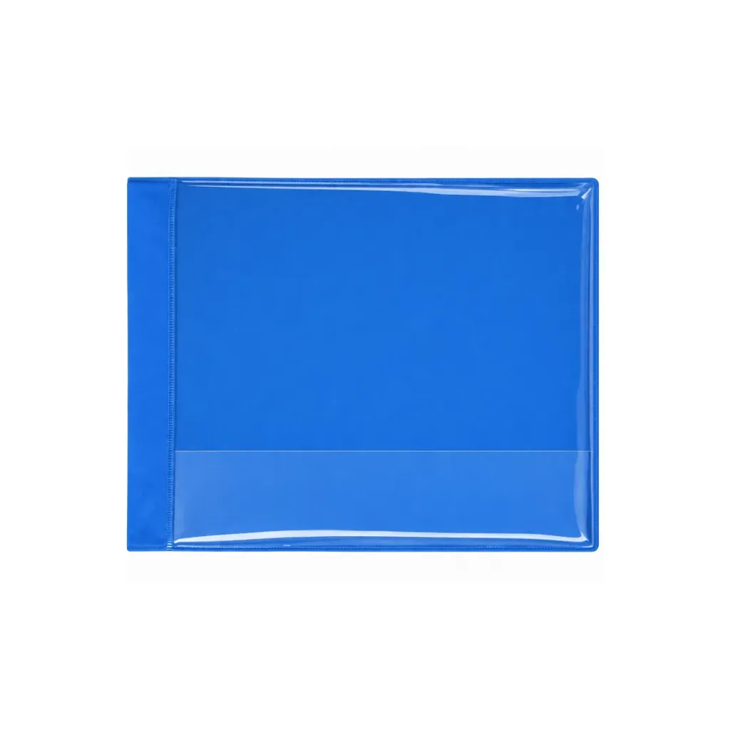 CARPETA CUBIERTA TRANSPARENTE A3 AZUL CLARO