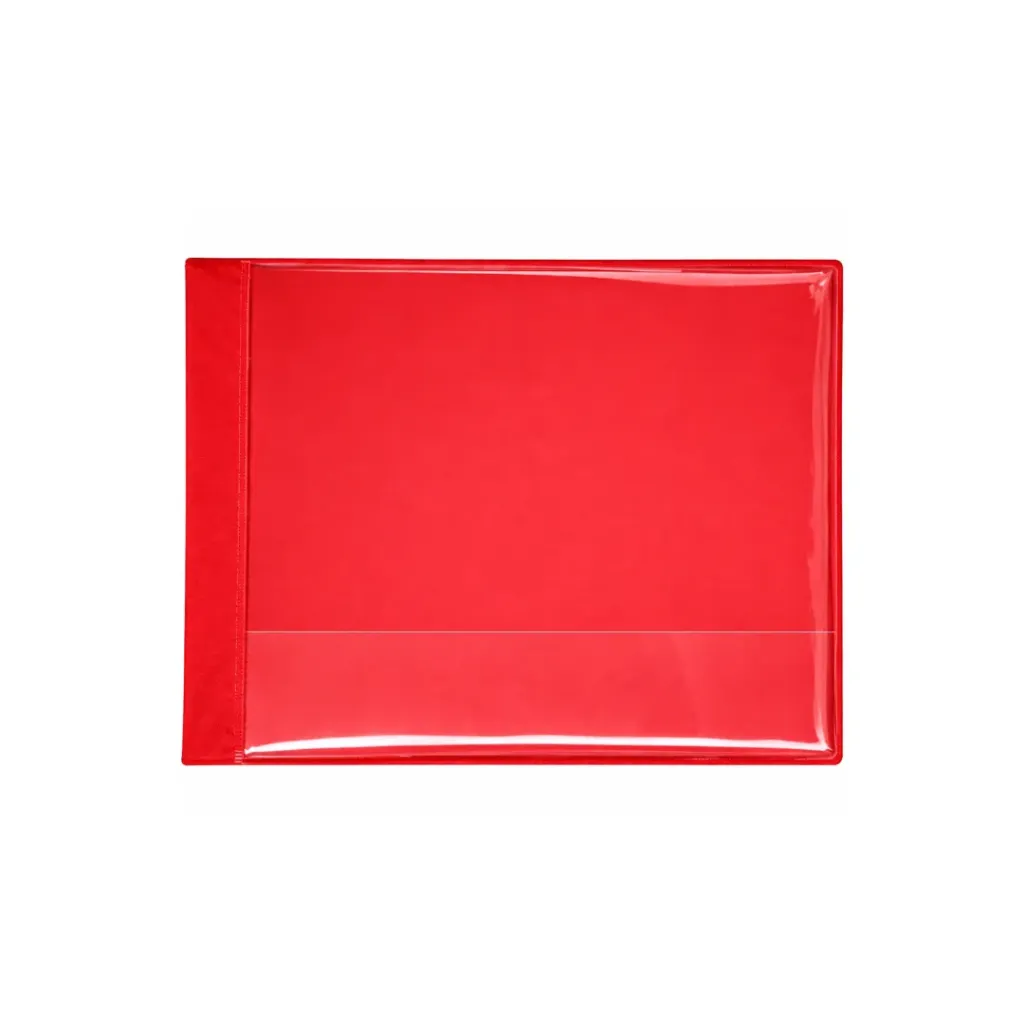CARPETA CUBIERTA TRANSPARENTE A3 ROJA