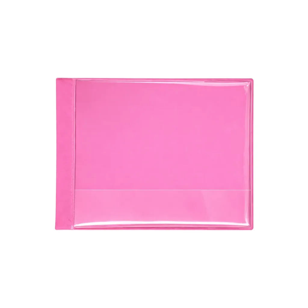 CARPETA CUBIERTA TRANSPARENTE A3 ROSADO