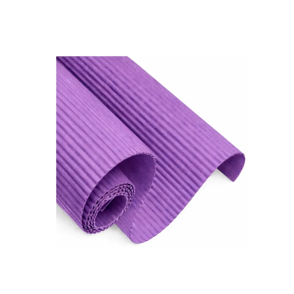 CARTULINA CORRUGADA MORADA 70X50CM