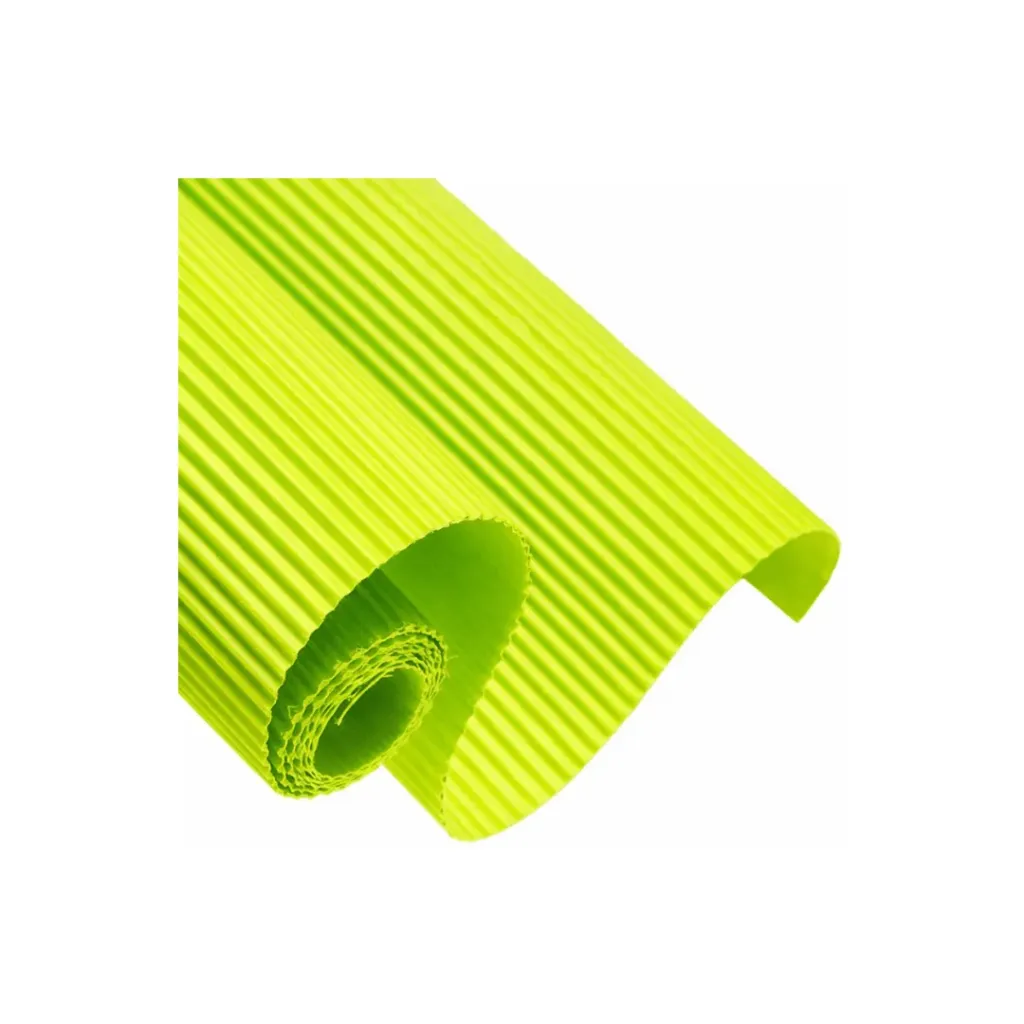 CARTULINA CORRUGADA VERDE CLARO 70X50CM