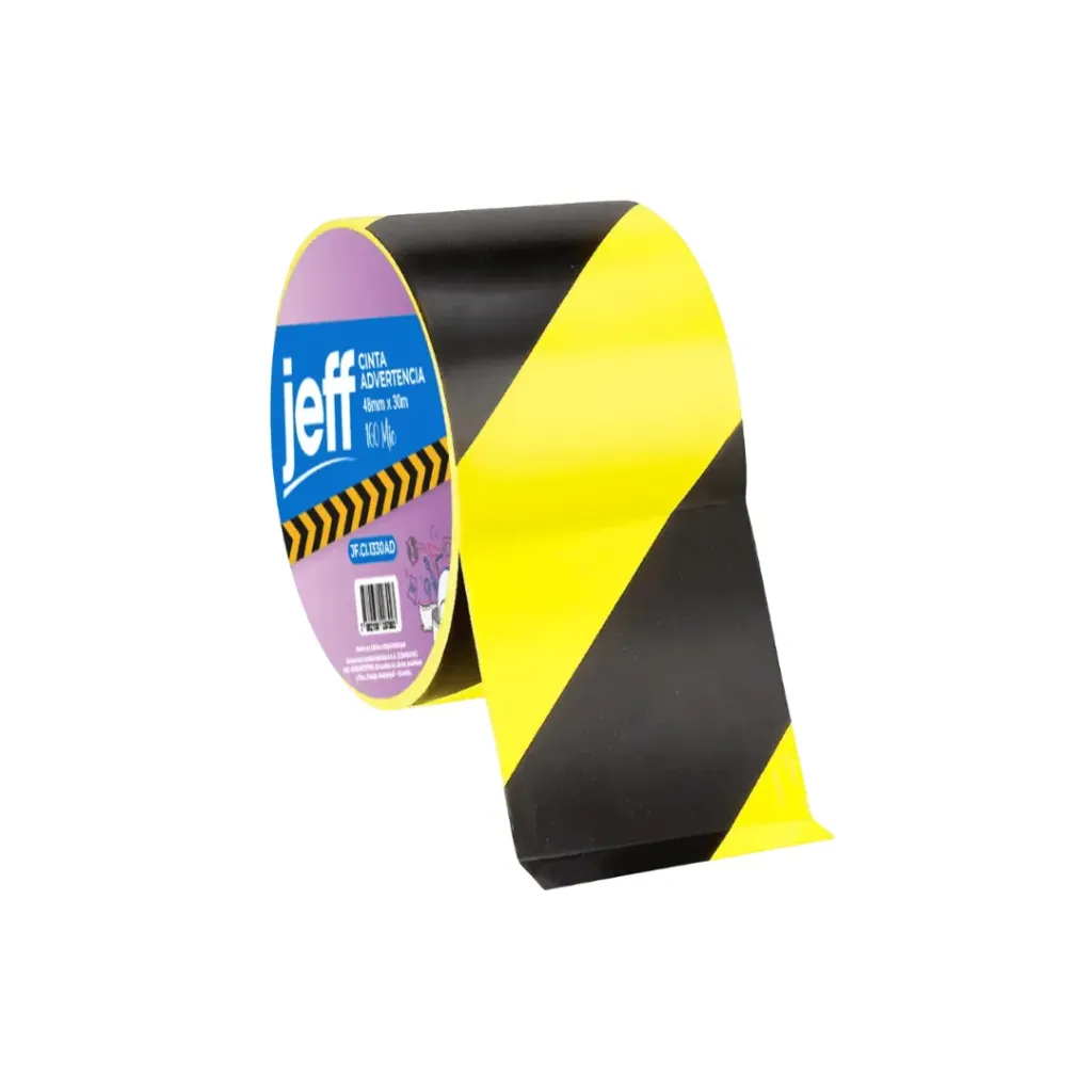CINTA DE ADVERTENCIA JEFF 160 MIC. 48MM X 30M