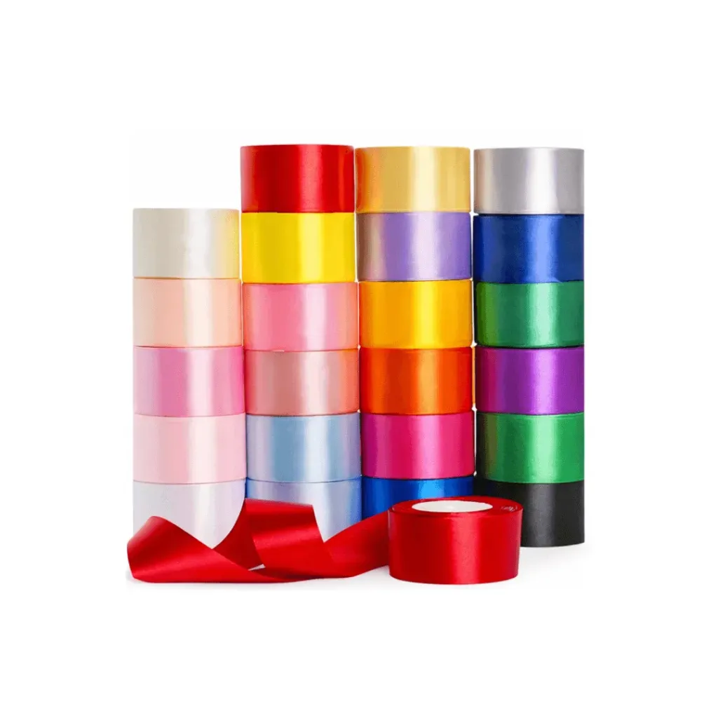 CINTA SATINADA DE 4CM X 25 YARDAS