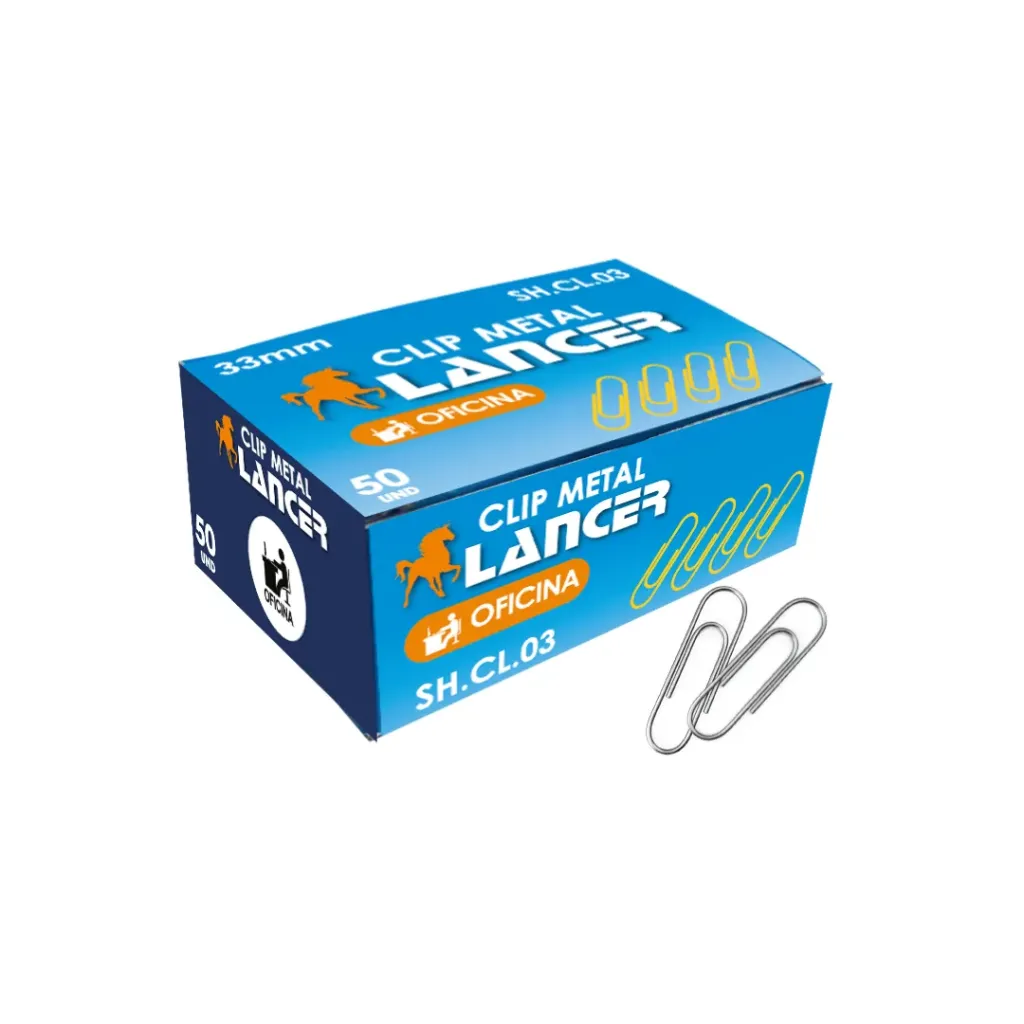 CLIP LANCER 33MM DE 50 UNIDADES