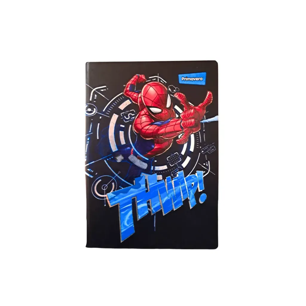 CUADERNO COSIDO CUADROS PASTA DURA SPIDERMAN 100HJ PRIMAVERA