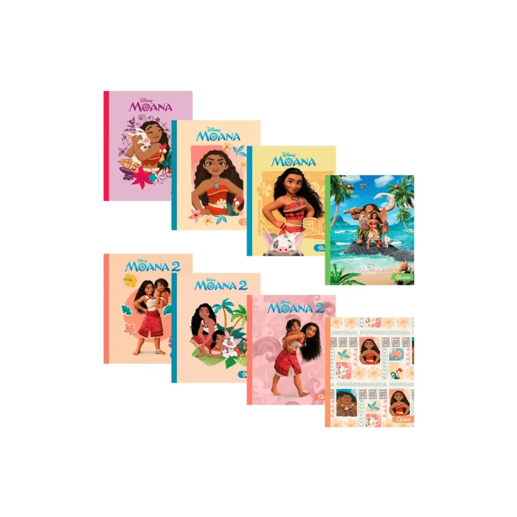 CUADERNO COSIDO MOANA 100HJ - CUADROS