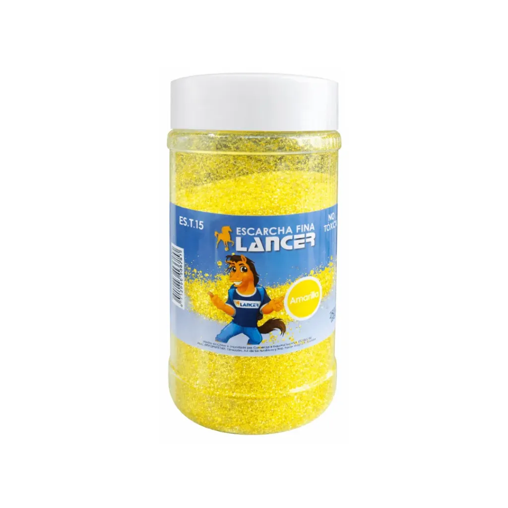 ESCARCHA FINA AMARILLA 250GR