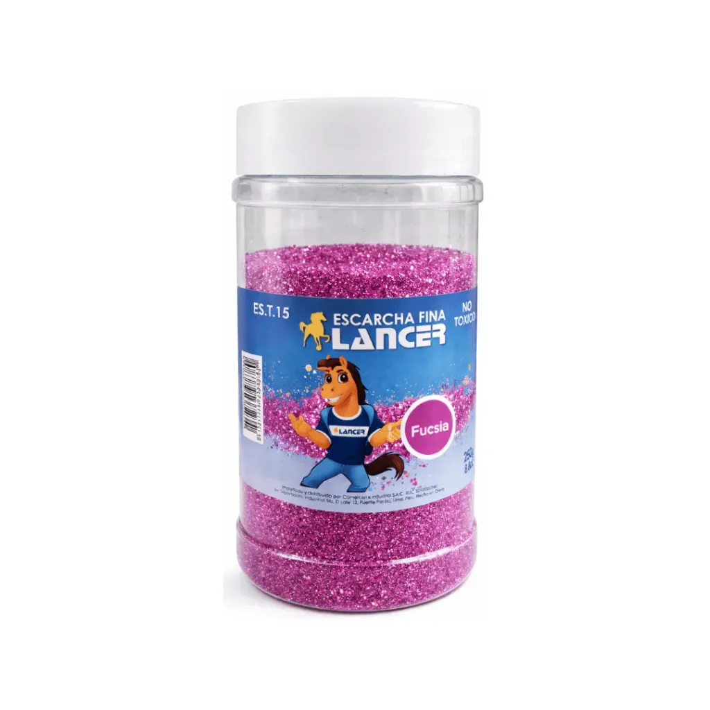 ESCARCHA FINA FUCSIA 250GR