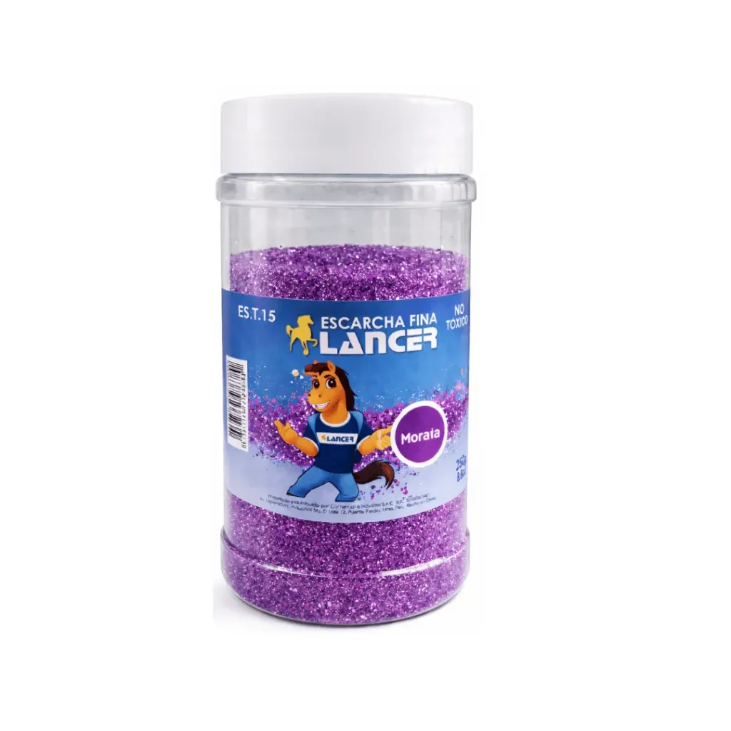 ESCARCHA FINA MORADA 250GR