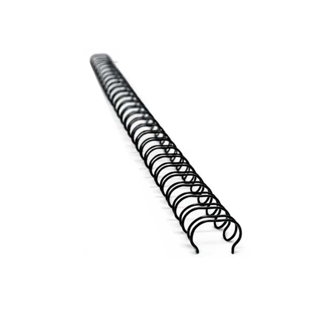 ESPIRAL DOBLE ANILLO NEGRO 12.7X0.8MM - 110 HOJAS