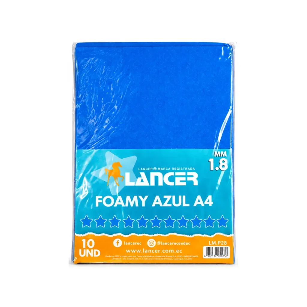 FOAMY LISO AZUL A4 (FOMIX)