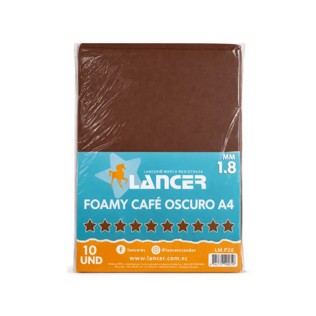 FOAMY CAFE OSCURO A4 (FOMIX)