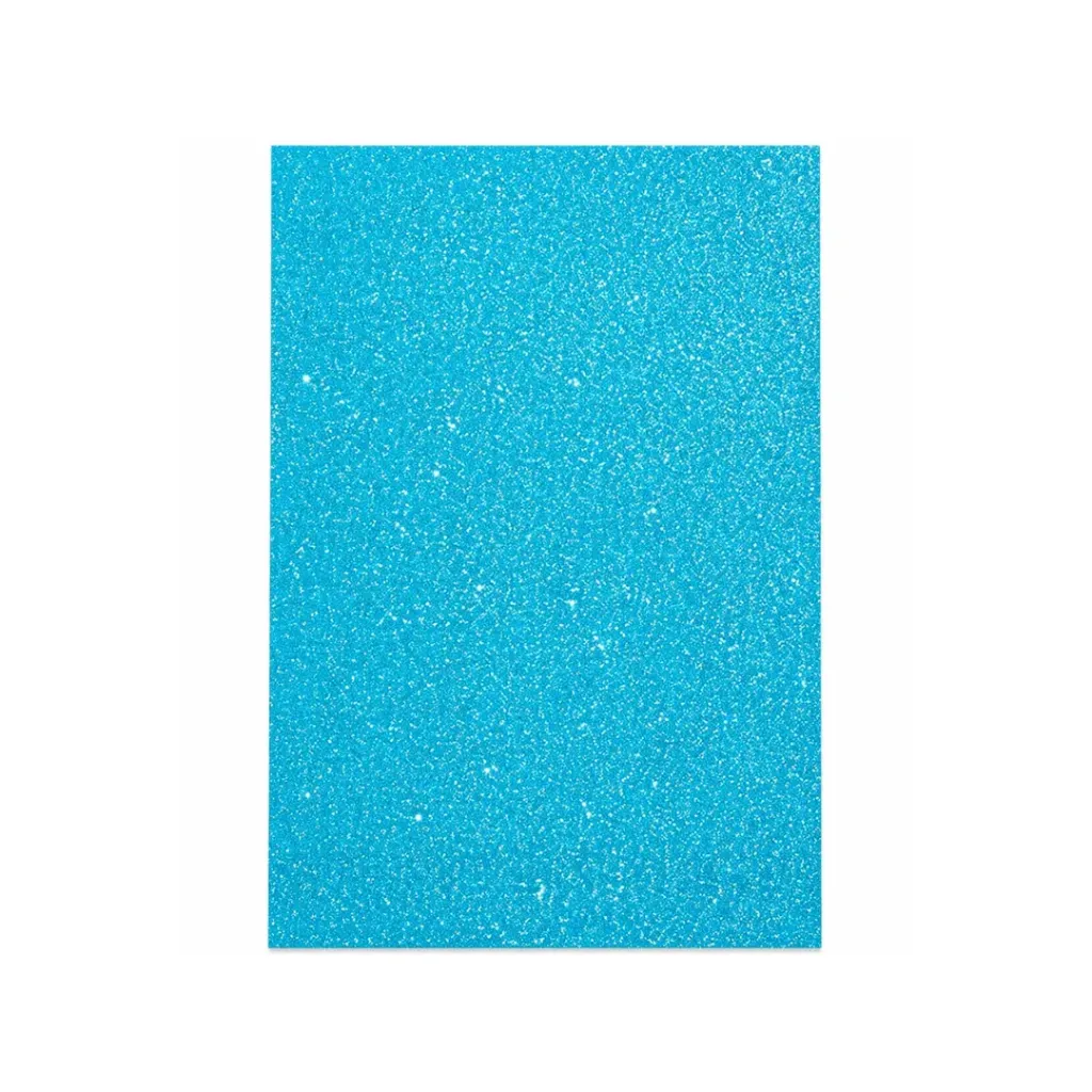FOAMY ESCARCHADO CELESTE 65X90CM (FOMIX)
