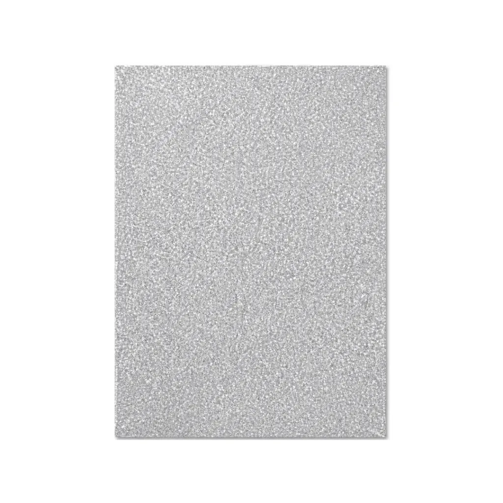 FOAMY ESCARCHADO PLATEADO 65X90CM (FOMIX)
